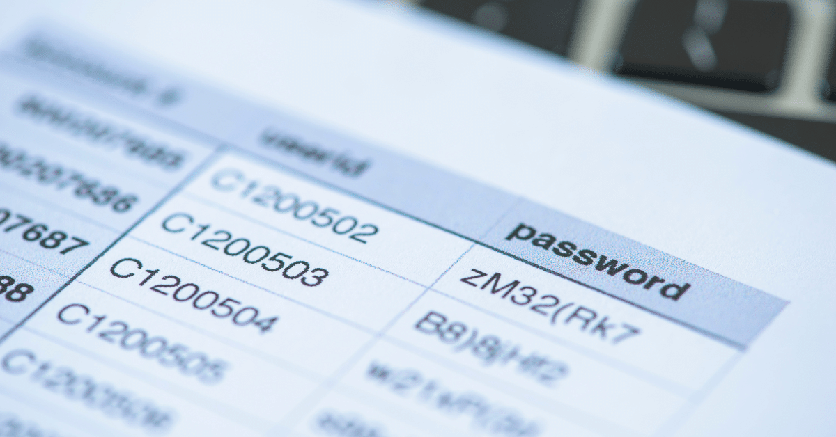 Stop Saving Passwords in Word Documents